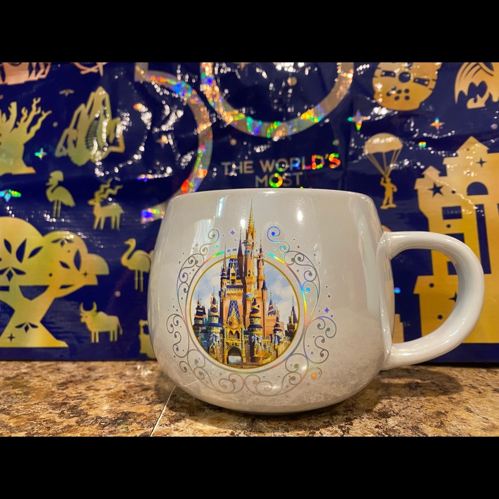 Disney World 50th Anniversary coffee mug from Magic Kingdom